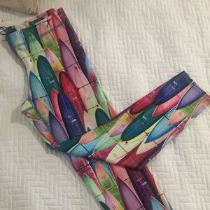 Terez Workout Leggings - very colorful!